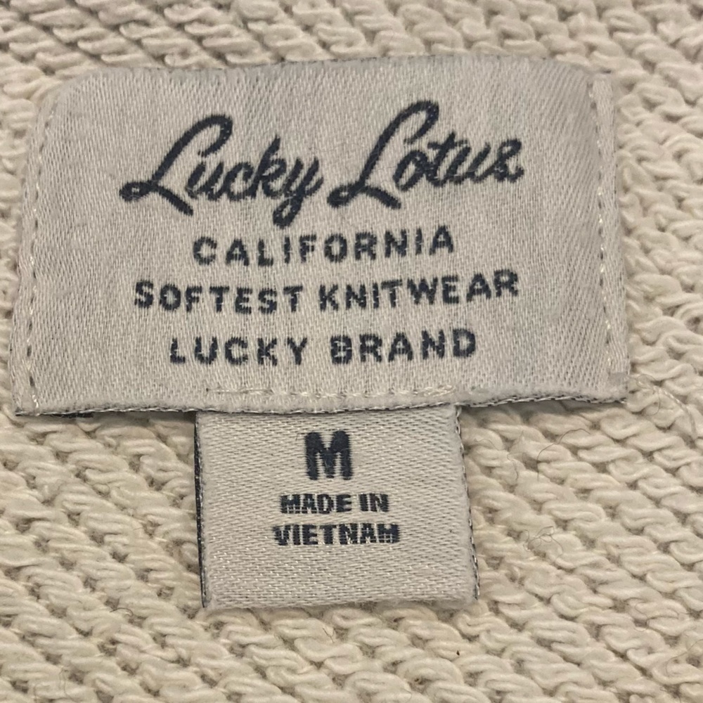 Lucky Lotus Raw Edge Avant Garde Moto‎ Zip Up Jacket, size Medium - Picture 8 of 13